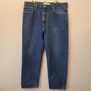 Levis VTG Men’s Denim Jeans 550 Relaxed Fit 40X30 Dark Wash